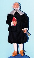 Sculpey miniature doll Galileo