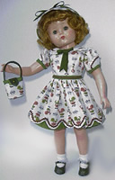 Unmarked hard plastic doll based on Patsy