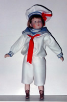 Mary Annes bisque head boy doll