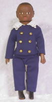 Black Boy Izannah doll 21 in blue suit