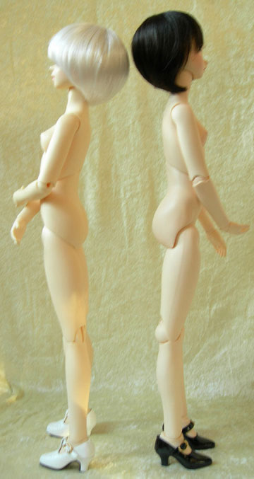 BJD Kun on L bust body in white