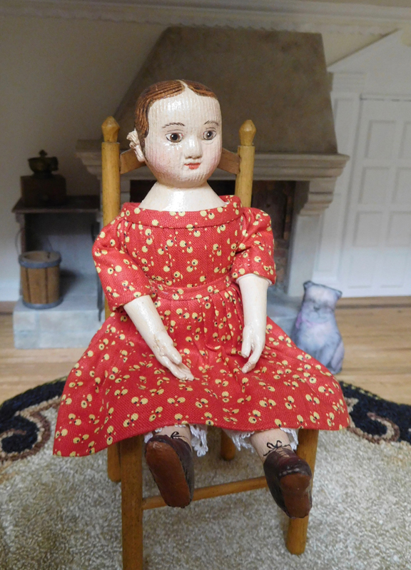 Izannah Walker GIrl with curls