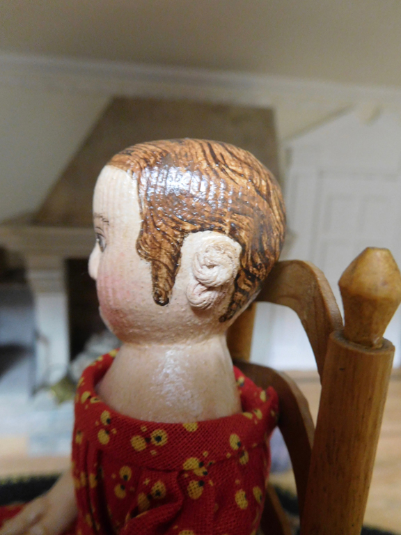 Izannah Walker GIrl with curls