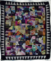 Double sized crazy quilt