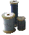 old silk thread spools