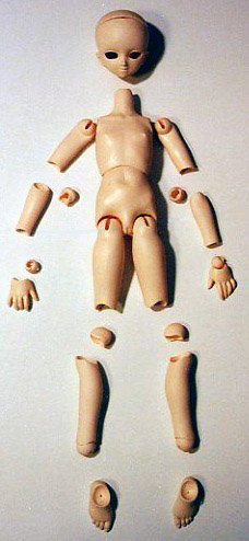 Checking doll kit pieces